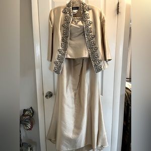 Jovani Three piece beaded evening suit